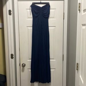 Venus maxi dress—navy